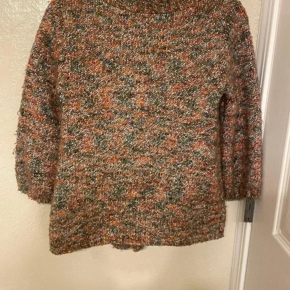 Susan Bristol wool blend artsy pastel sweater spring layering S - Picture 3 of 8